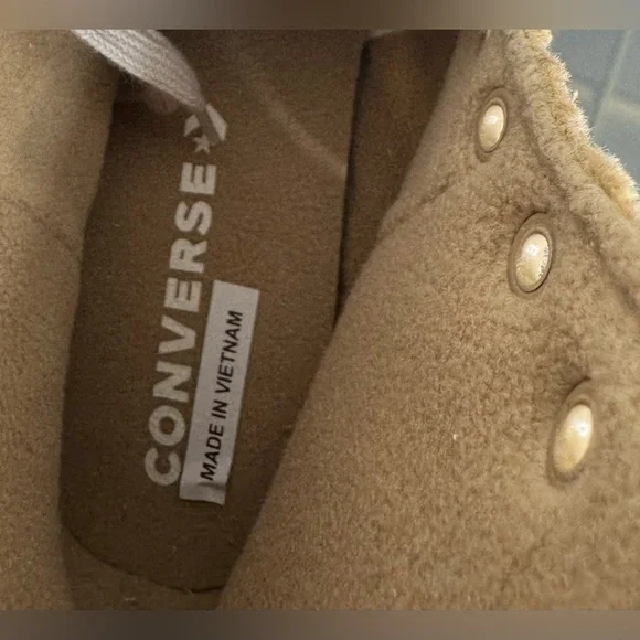 Converse run star hike platform sneakers chunky platform Corduroy High-Top NWOT - Picture 7 of 8